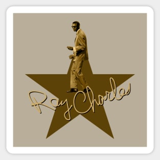 Ray Charles - Signature Sticker